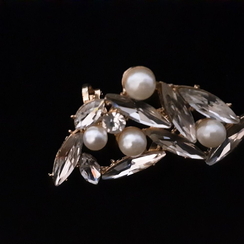 Vintage 925 Silver Clip and Post Earring